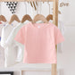 Summer Kids Cute T Shirts Short Sleeve Tops Korean Style O-neck Loose T Shirts For Children Girls Boys