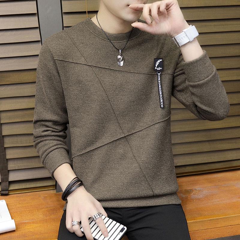 2019 Autumn Fashion Casual Sweater O-Neck Slim Fit Knitting Mens Sweaters Pullovers Men Pullover Men