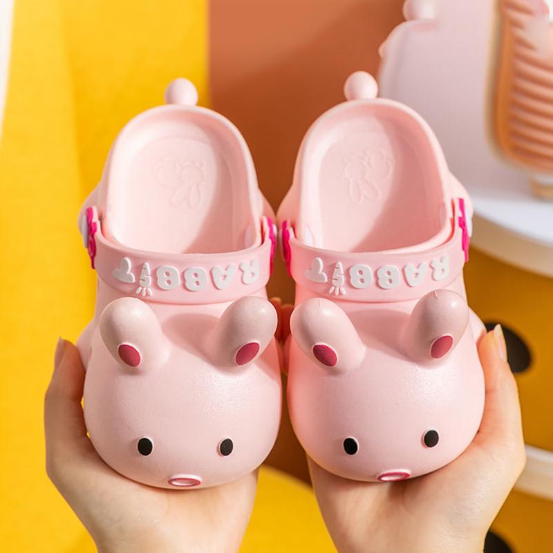 Children's Slippers Summer Girls Boys Home Baby Slippers Cute Thick-soled Non-slip Children's Parent-child Slippers