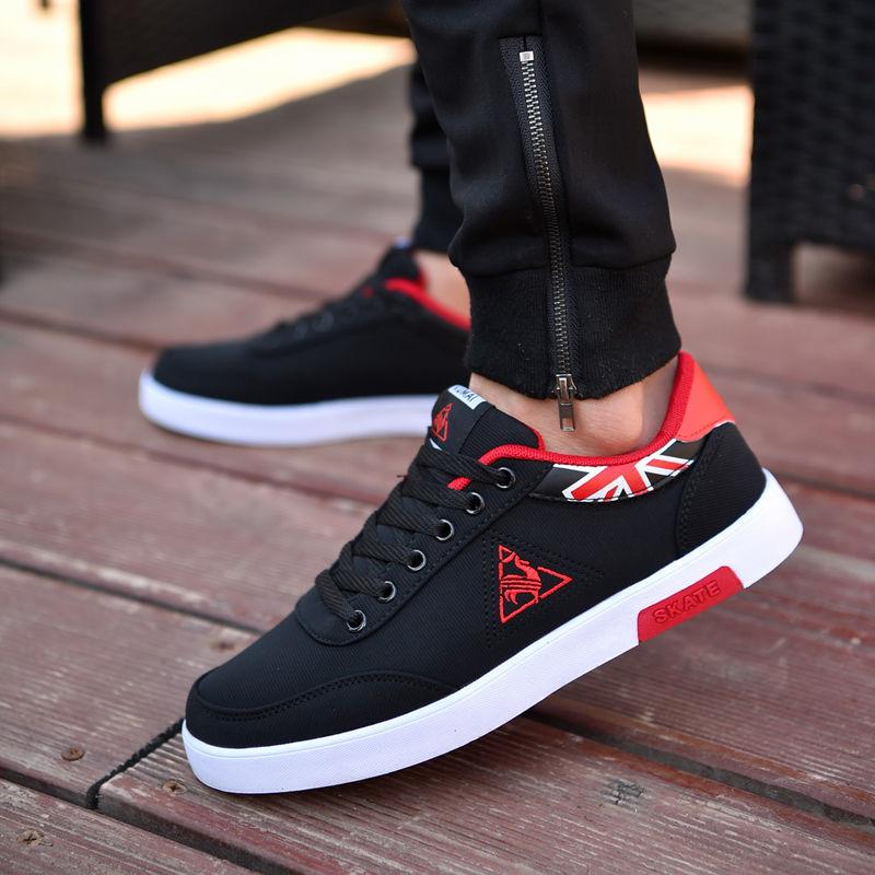 Men's Canvas Shoes Men's Shoes Korean Style Trendy Student Canvas Shoes Fashionable and Comfortable Sneakers