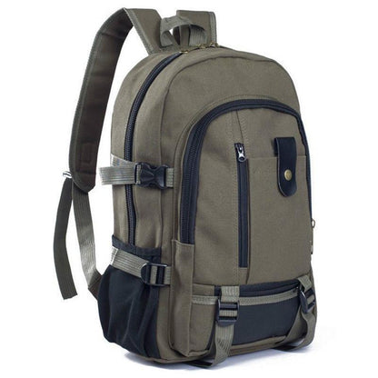 Men Retro Canvas Backpack Rucksack Travel Sport Schoolbag Laptop Hiking Book Bag Backpacks