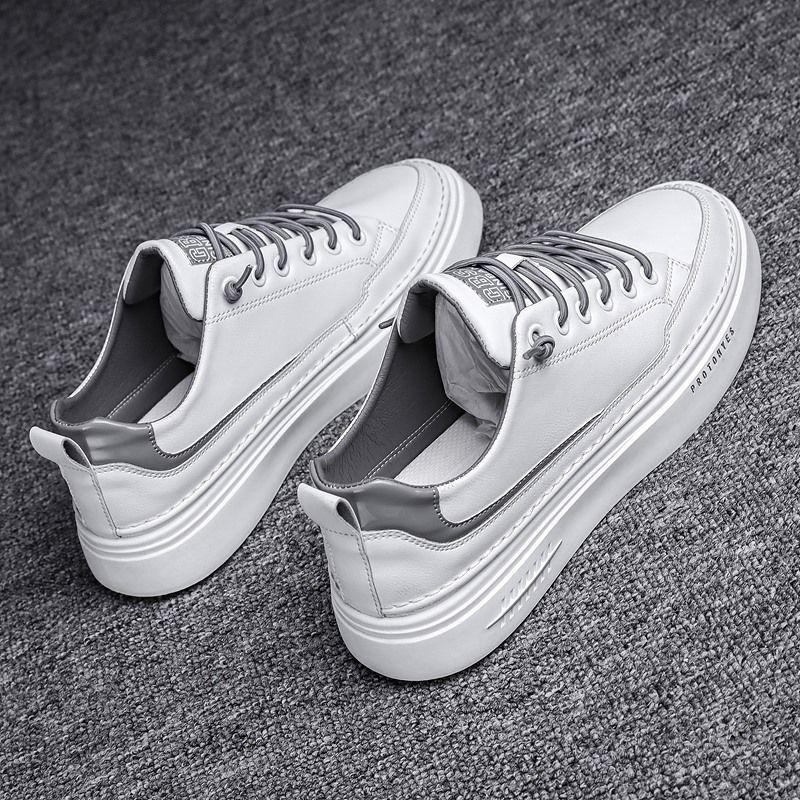 Men's Shoes Spring Shoes Korean Trend Leather Shoes Men's Sports Shoes White Summer Casual Shoes