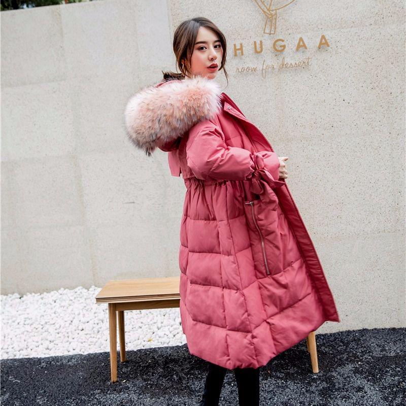 Woman's Winter Long Sleeve Warm Jacket Fashion Large Size Down Jacket Winter Woman's Cotton Clothing