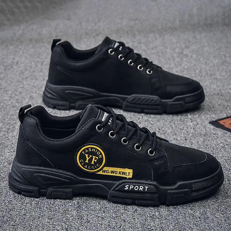 Summer Men's Work Shoes Wear-resistant Non-slip Casual Sports Sneakers All-match Dad Shoes Breathable Running Shoes Fishing Shoe