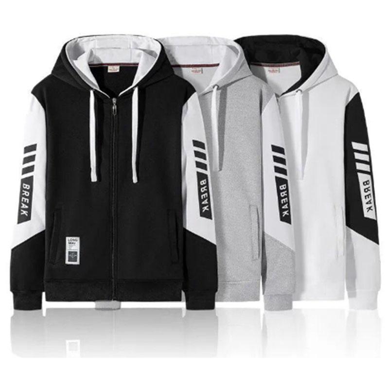 Spring and Autumn Coats Sports Casual Men's Hooded Workwear Jackets Men's Tops Thin Clothes Trend