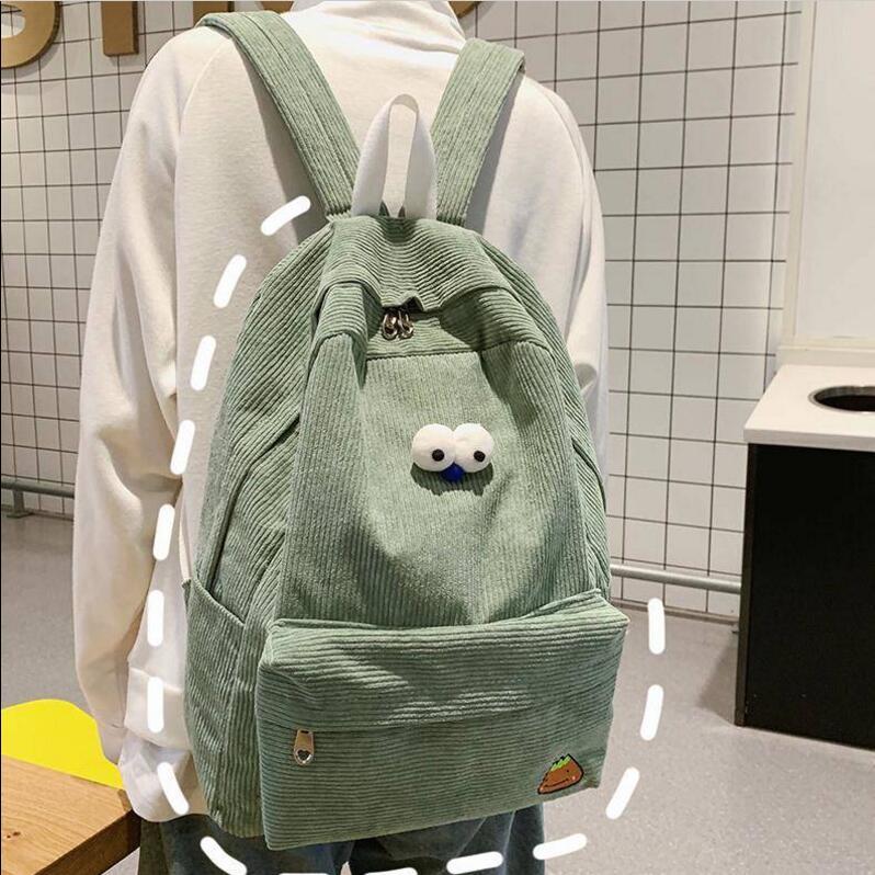 Cute Girl Women's Multi-layer Backpack Travel Shopping Student Schoolbag High-capacity Suede