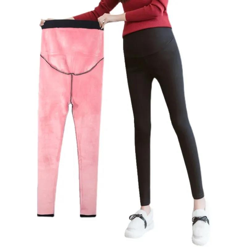 Pregnant Women Wear Autumn and Winter Fashion Pants Outside In Spring and Autumn, and Winter Cotton Pants and Leggings