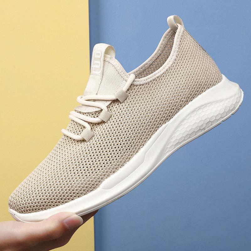 Plus Size 38-44 Summer Men Mesh Sneakers Comfortable Running Basketball Shoes Casual Breathable Shockproof Non-slip Shoes