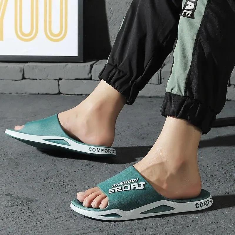 Men's and Women's Non-slip Indoor Slippers Summer Soft Bottom Outer Wear Slippers