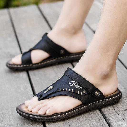 Beach Fashion Breathable Sandals Men's Soft Bottom Cool Drag Spray Men's Sandals