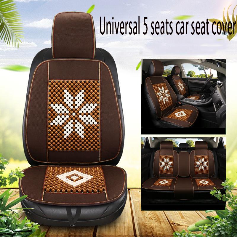 Universal 5 set Auto Seat Cushion Leather 5 seats Universal Car seat cover Waterproof Car Seat Cover