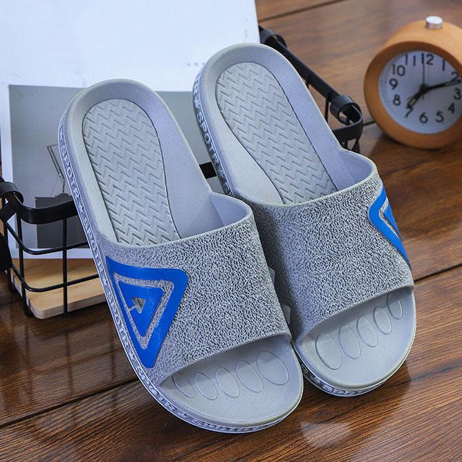 Men's Spring Large Size Non-slip Outdoor Beach Slipper Summer Soft Sole Flat Indoor Bathroom Slippers