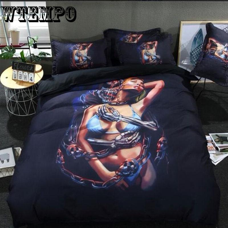 3D Bedding Set Print Cotton Duvet Cover Bedclothes Pillowcase Bed sheet Bed Set Home Textiles