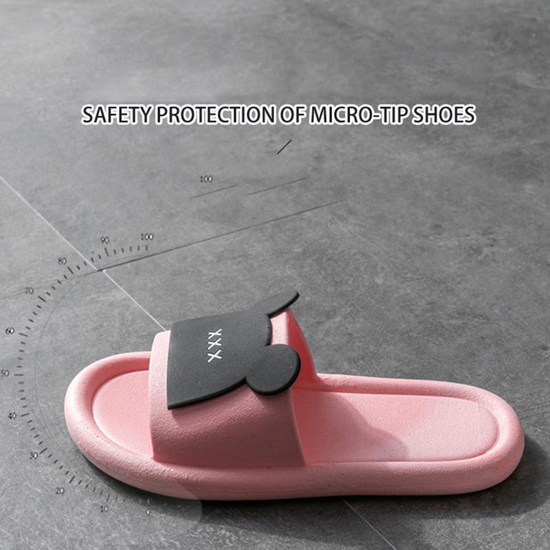 Slippers for Outer Wear Home Non-slip Bathroom Bath Sandals and Slippers Cute Light and Soft Slippers Beach Sandals