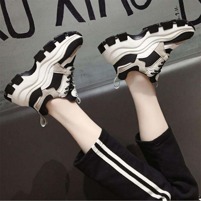 Soft-soled Leather Shoes All-match Women's Shoes Korean Style Student Shoes Spring and Summer Outdoor Leisure Sports Shoes