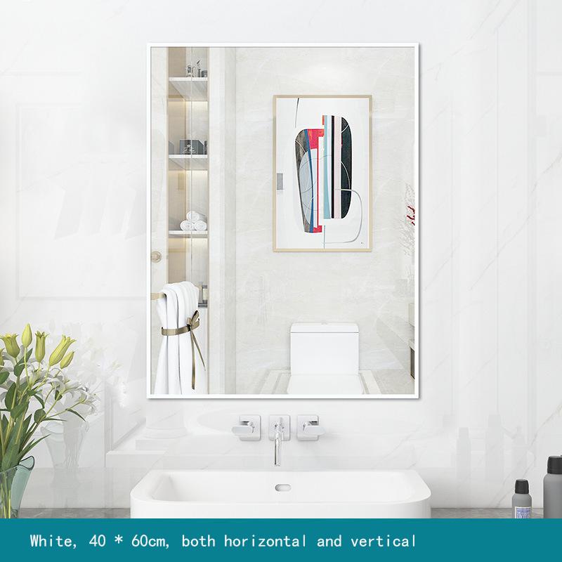 Bathroom Mirror Make-up Mirror Wall Mounted Toilet Mirror Toilet Wash Basin Mirror Toilet Wash Basin