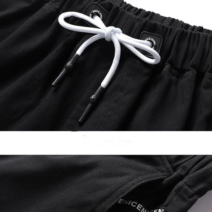 2pcs Men's Five-point Pants Summer Thin Shorts Outerwear Sports Beach Casual Shorts