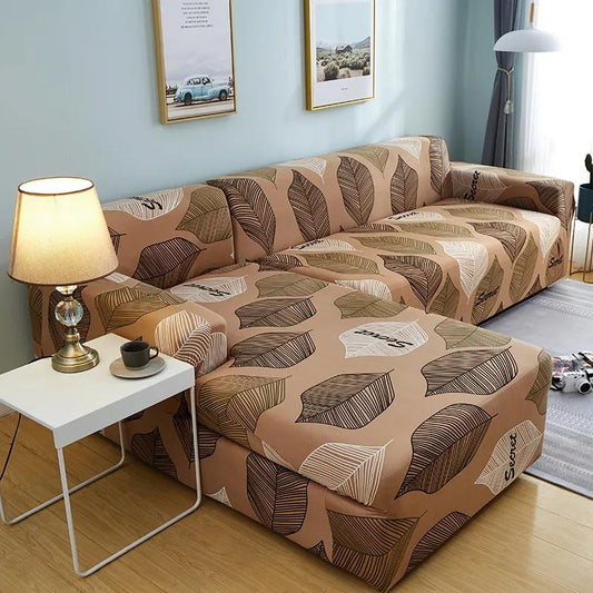 Elastic Sofa Covers for Living Room Maple Leaf Sofa Slipcovers Stretch Couch Cover Sofa Protector Cover