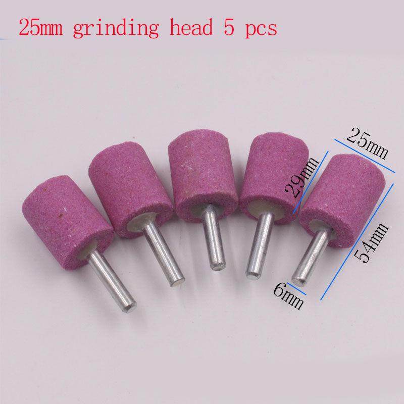 19 Style 5/10 Pcs 6mm Emery Grinding Head Set Grinding Wheel Grinding Head Mini Electric Grinding Grinding Head