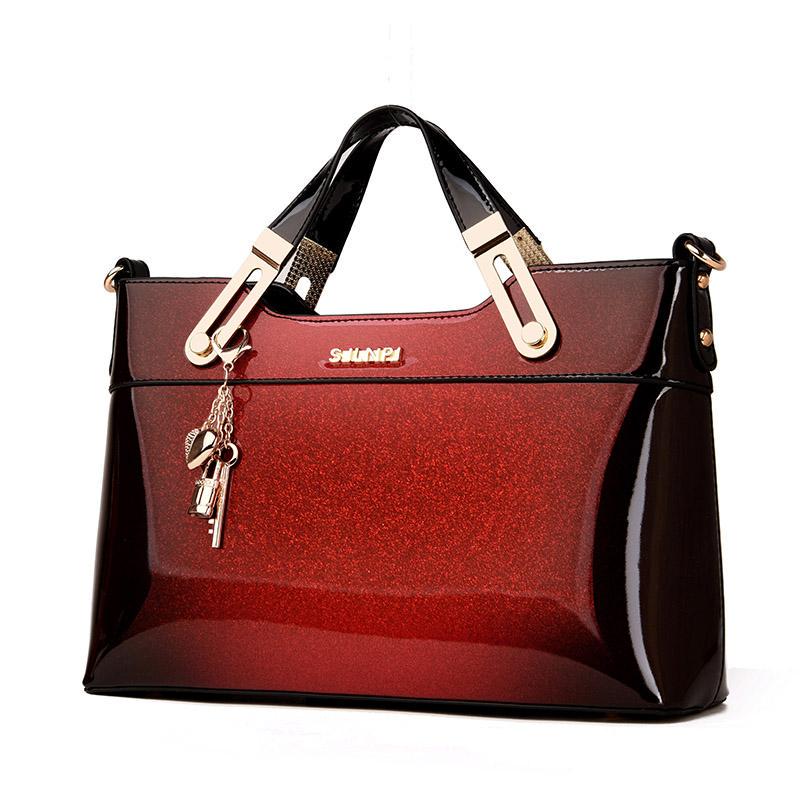 Ladies bag British style fashion wild single shoulder Messenger bag leather bag