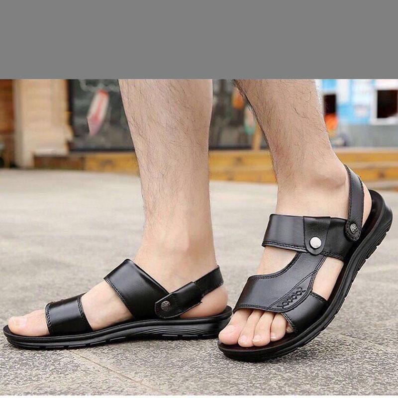 Beach Shoes Summer Men's Sandals and Slippers Summer Soft-soled Men's Breathable Men's Sandals