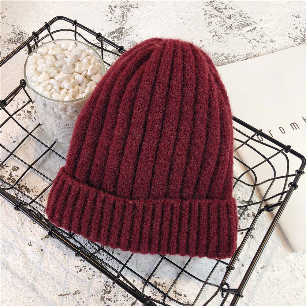 Windproof hat Winter Warm hat Thick hat Fashion Woman hat Plush Cotton hat Trendy wild hat