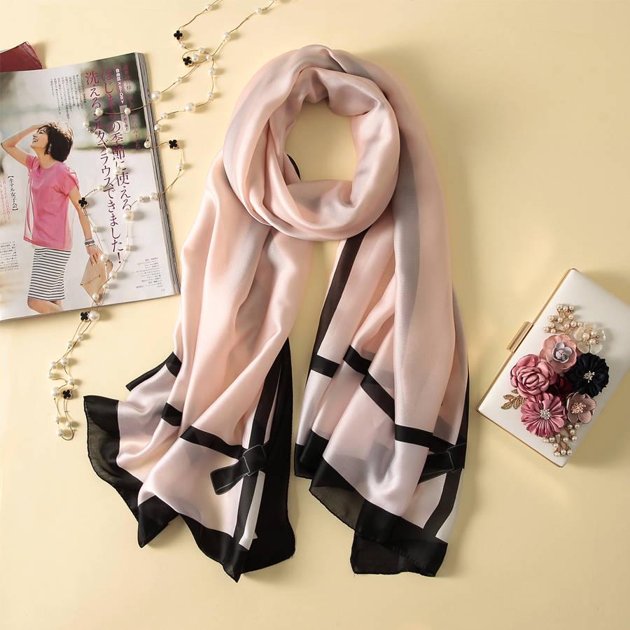 Scarves Ladies Autumn Winter Silk Professional Square Women Scarf