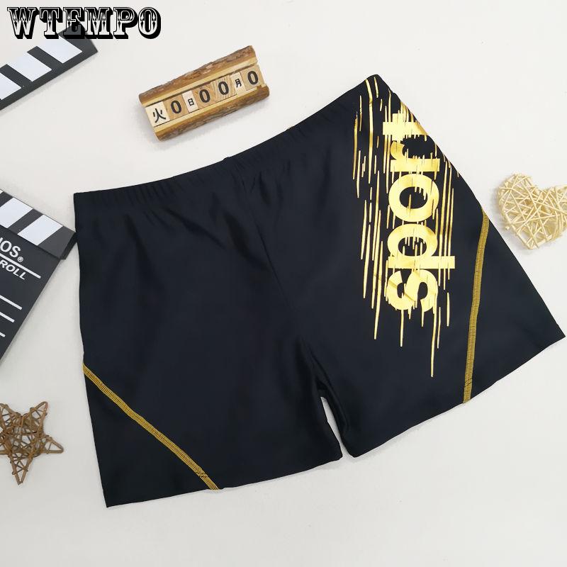 WTEMPO Swimsuit Swimwear Men Swimming Trunks Swim Briefs Boxer Surf Board Beach Shorts