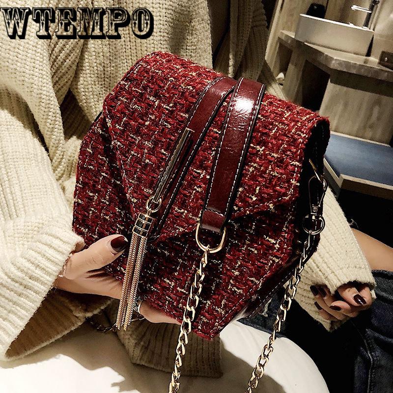 Trend color contrast shoulder bag fashion wild Messenger bag small square bag summer handbag