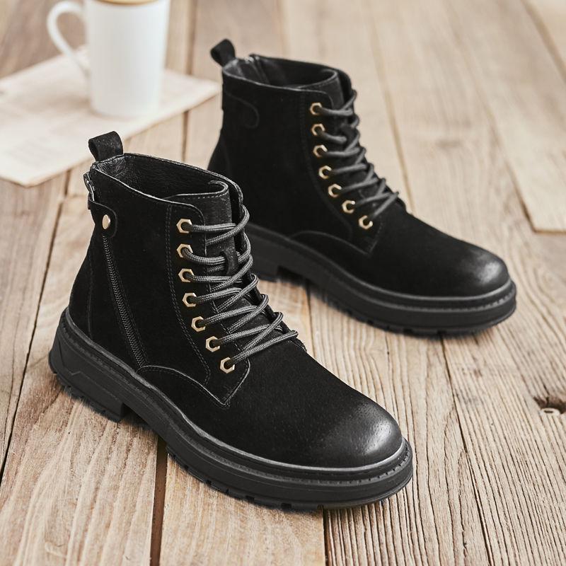 Men's Winter boots Large size boots Outdoor Snow boots Non-slip Wear resistant Martin boots