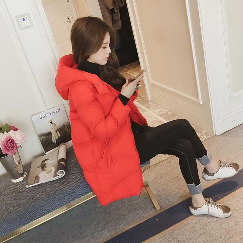 Cotton Jacket Heat Thick Winter Women Parka Loose Large Size Down Cotton Jacket Hooded Warm Coat