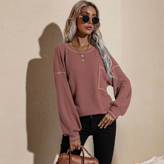 Sweatshirts Version Loose Thin Long-sleeved Sun Protection Coat Solid Color Retro Shirt Student Girl Top