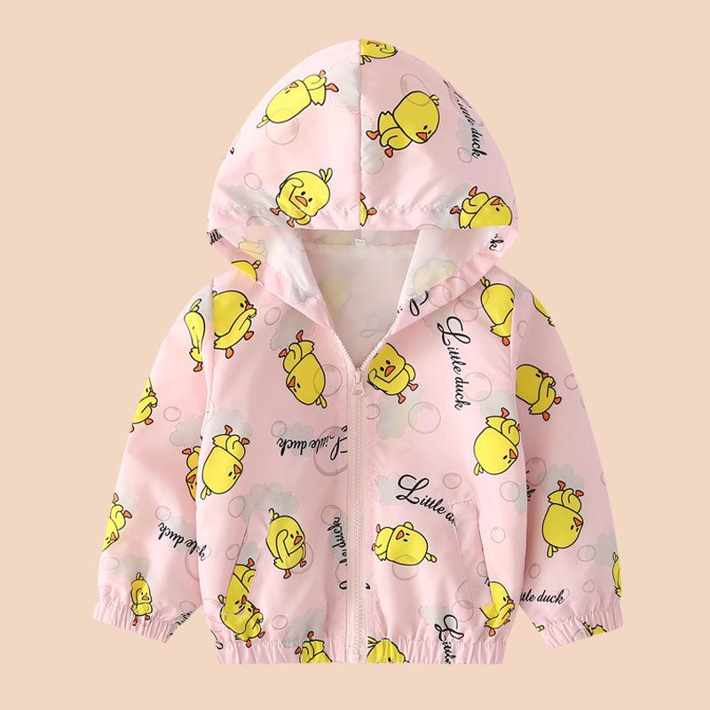 Baby Girl Lovely Rabbit Cartoon Jacket Hoodie Long Sleeve Windbreaker Children Clothing