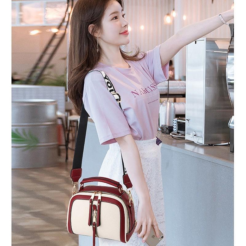 Likethis Women Handbags Luxury Designer 2019 Shoulder Bag Leather Big Designer Bolsa Feminina Crossb