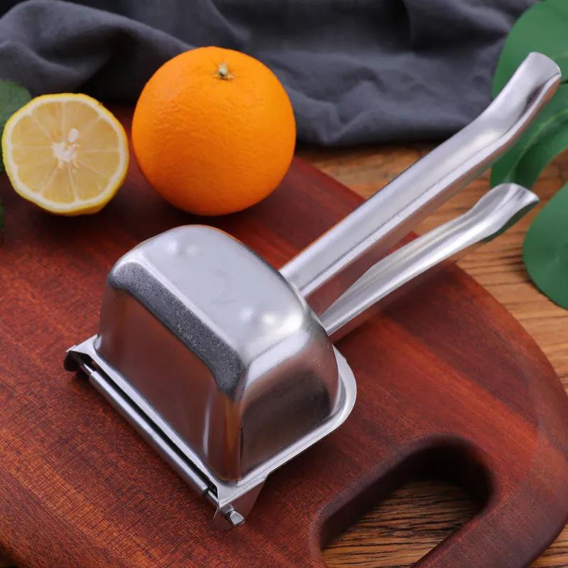 Manual Juice Squeezer Stainless Steel 304 Hand Pressure Orange Juicer Pomegranate Lemon Squeezer Kitchen Accessories