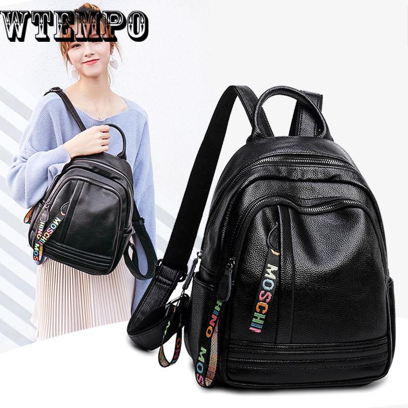 Backpack Women Leather Backpack School Bags for Girls Teenagers Waterproof Large Travel Bag