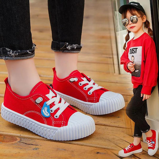 Kids Shoes Children Canvas Shoes Soft-soled Boys Girls Shoes Sports Toddler Shoes Casual Shoes Kids Sneakers