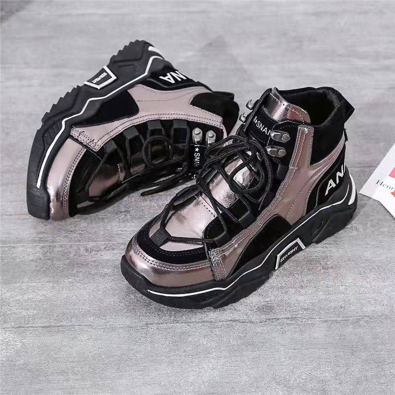 Ladies Dad Shoes Harajuku Thick Sole Female Chunky Shoes Platform Luxury Ladies Sneakers Increasing