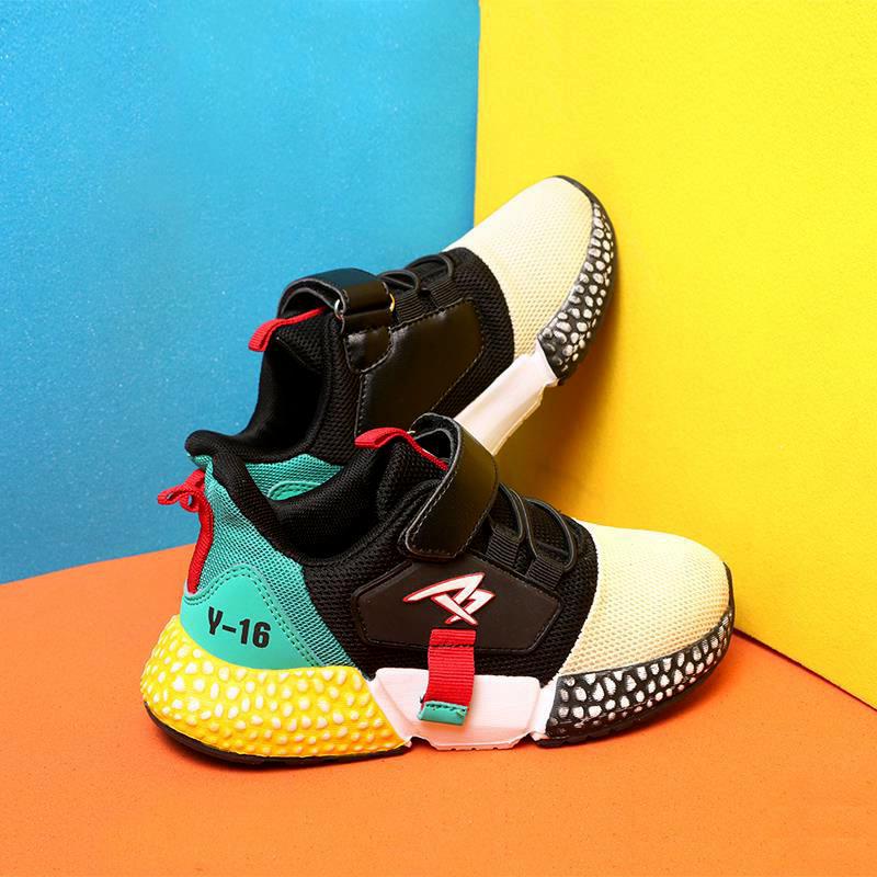 Boys Shoes 2020 Summer Big Children's Net Shoes Breathable Summer 3-12 Years Old Pupil Shoes Kids Sports Shoes