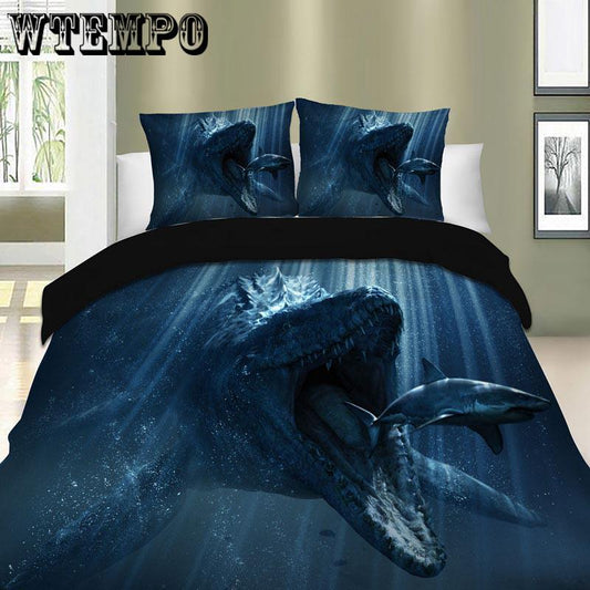 3D  Dragon Bed Linen Bedding Sets Comforter Bed Cover Galaxy Duvet Cover Set Bedding