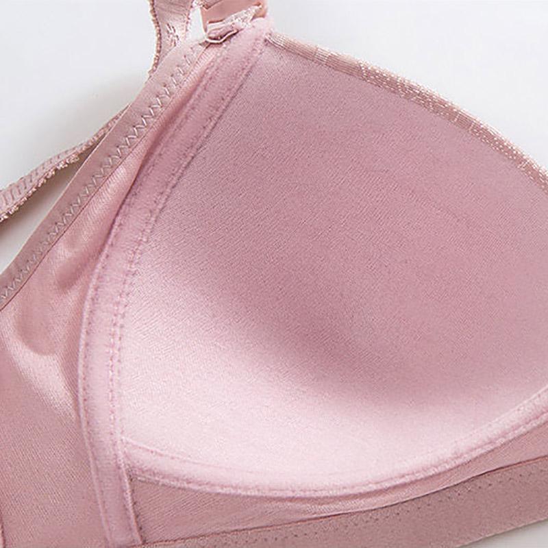 Comfortable Soft Large Size Thin No Steel Ring No Magnetic Gathering Anti-sagging Paired Breast Underwear Ladies Bra