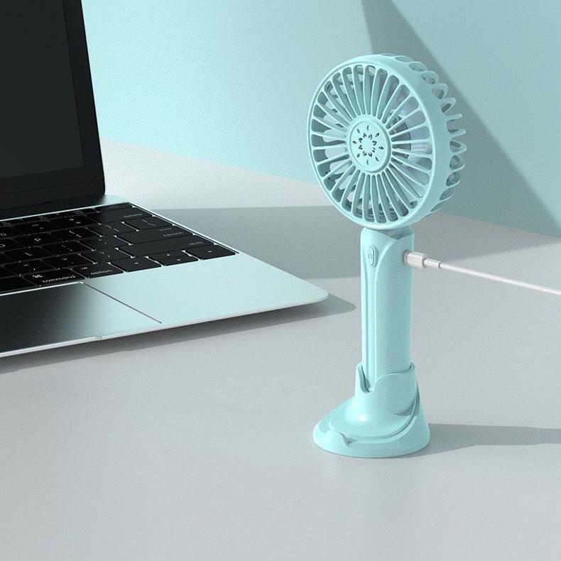 Usb Mini Fan Handheld Charging Silent Fan Student Dormitory Bed Big Wind Fan Portable Portable Electric Fan