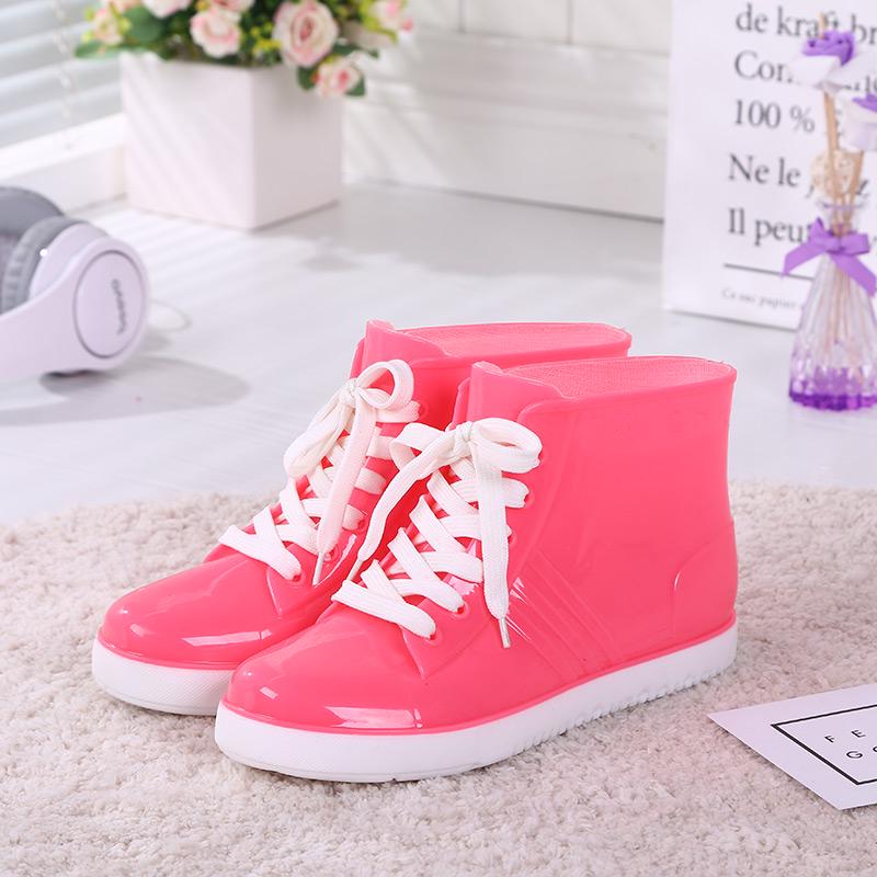 Fashion Short Tube Martin Rain Shoes Korean Version of The Non-slip Waterproof Shoes