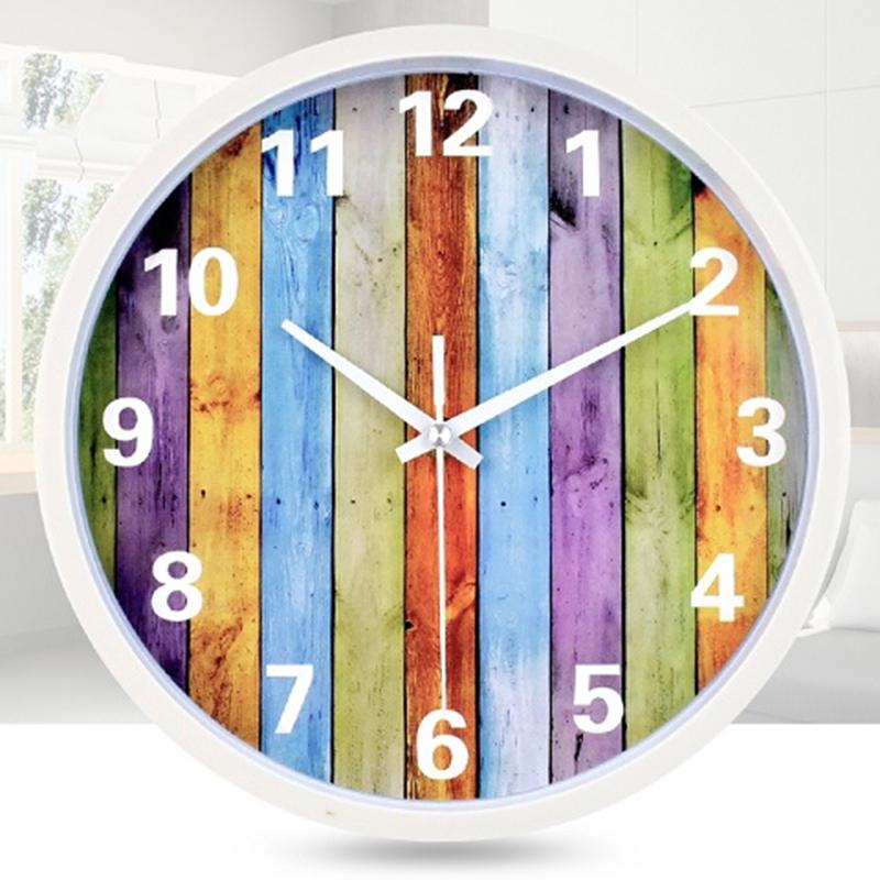 Fashion Simple Wall Clock Living Room Bedroom Office Clock Mute Cartoon Modern Creative Wall Watch Quartz Clock