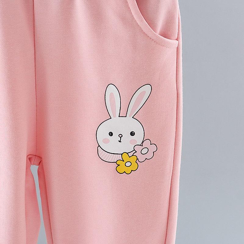 Female Baby Set Spring and Autumn Children Casual Children's Wear Sweater Pants Two-piece Set