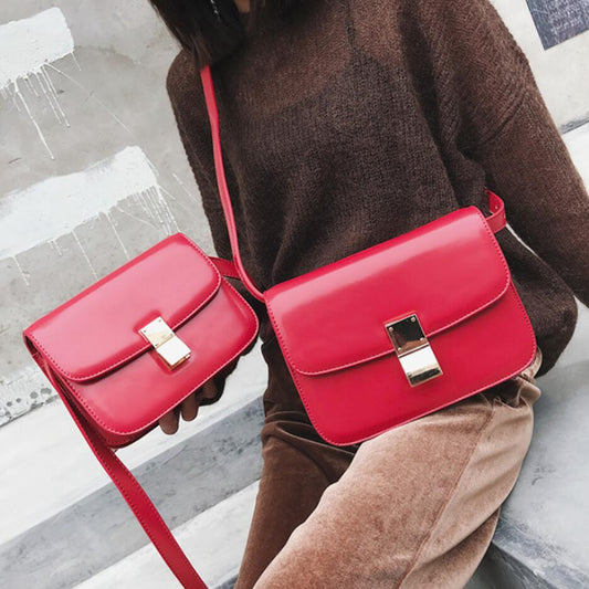 European Vintage Fashion Female Square Bag 2019 New High Quality Pu Leather Women 'S Handbag Simple