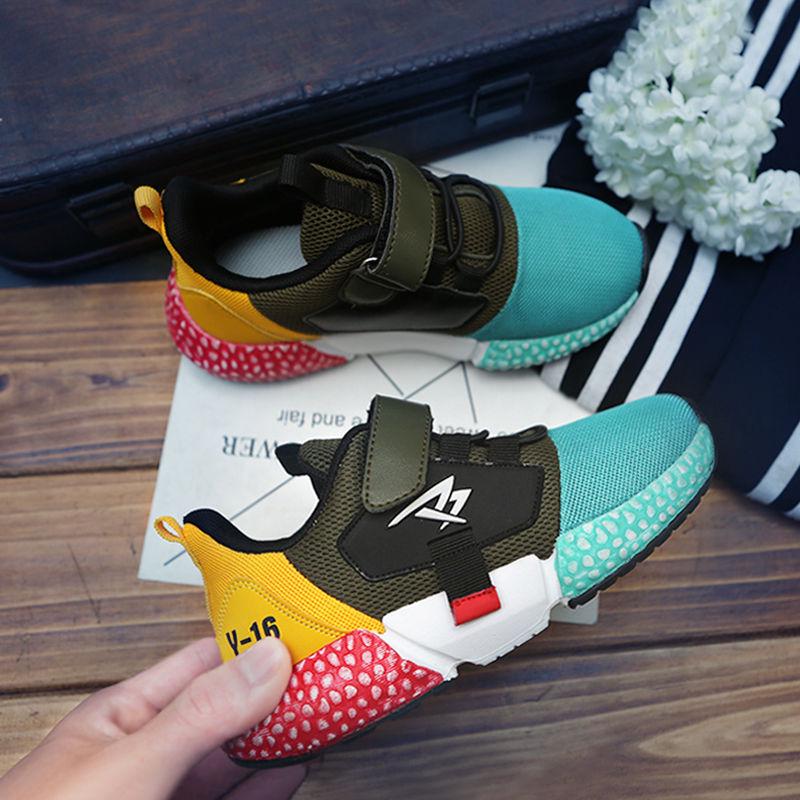 Boys Shoes 2020 Summer Big Children's Net Shoes Breathable Summer 3-12 Years Old Pupil Shoes Kids Sports Shoes