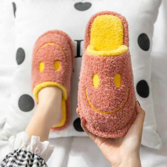 Autumn and Winter Pure Cotton Slippers Indoor Non-slip Soft-soled Shoes Warm Simple Plush Cotton Shoes