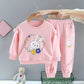 Female Baby Set Spring and Autumn Children Casual Children's Wear Sweater Pants Two-piece Set