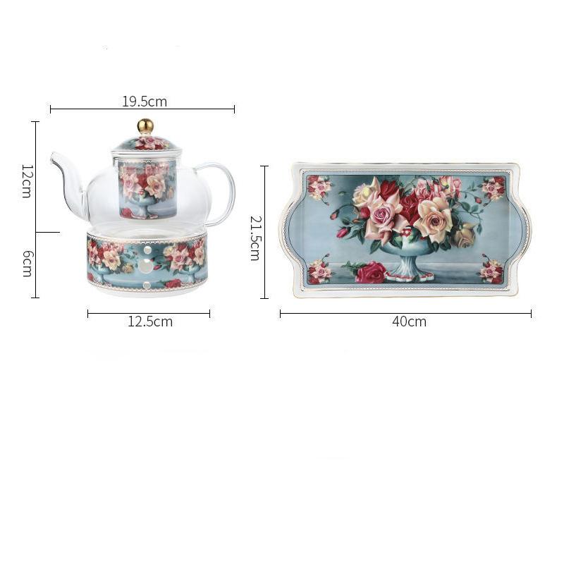 Rose Angel Bone China Exquisite Coffee Cup European Style Small Luxury Suit with Spoon Ceramic High-end Elegant Retro